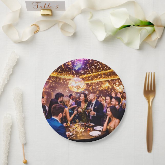 New Year  Paper Plate (Wedding)