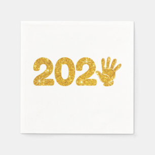 New Year Party 2025 - Happy New Year 2025 Napkin