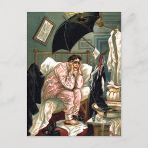 New Year Party Hangover Postcard