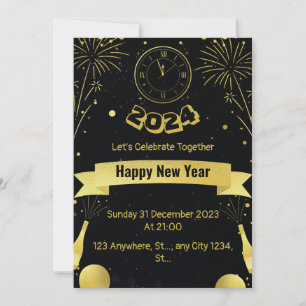 New Year Party  Invitation