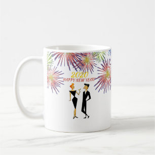 New Year Party Toast! on a Coffee Mug