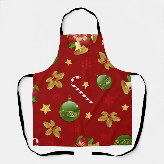 New year pattern apron (Front)