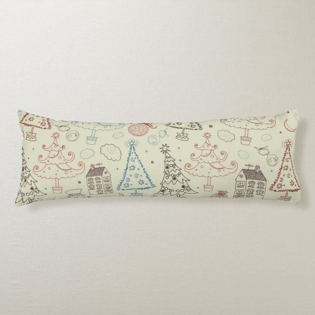 New year pattern body cushion (Front)