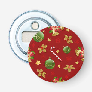 New year pattern bottle opener
