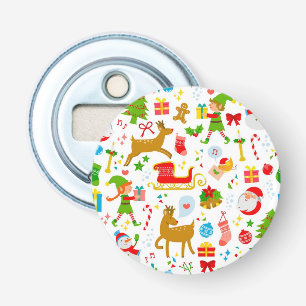 New year pattern bottle opener