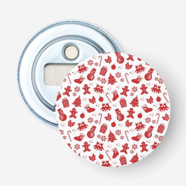 New year pattern bottle opener (Front)