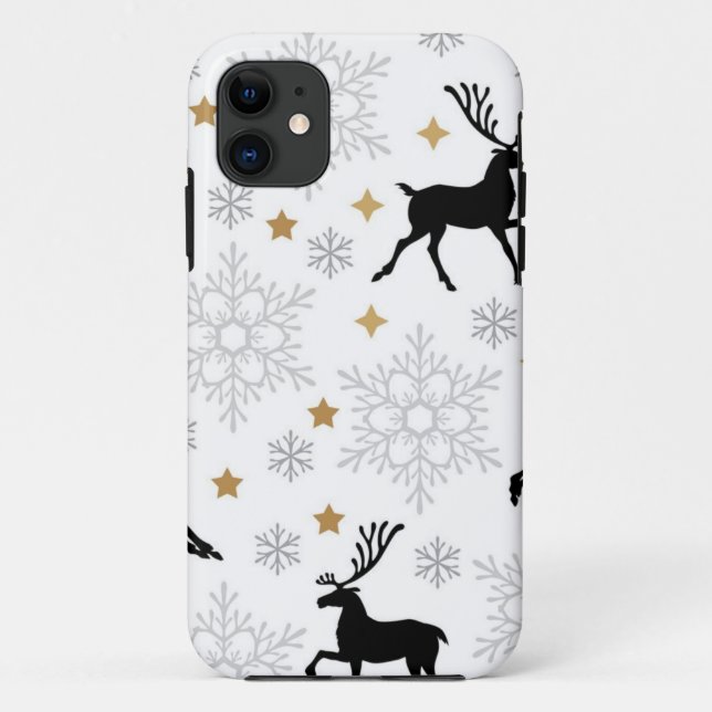 New year pattern Case-Mate iPhone case (Back)