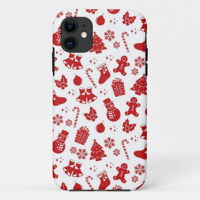 New year pattern Case-Mate iPhone case (Back)
