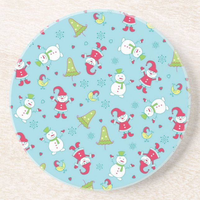 New year pattern coaster (Front)