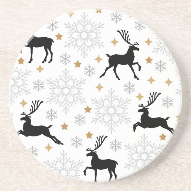 New year pattern coaster (Front)