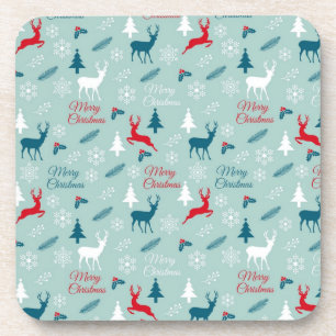 New year pattern coaster