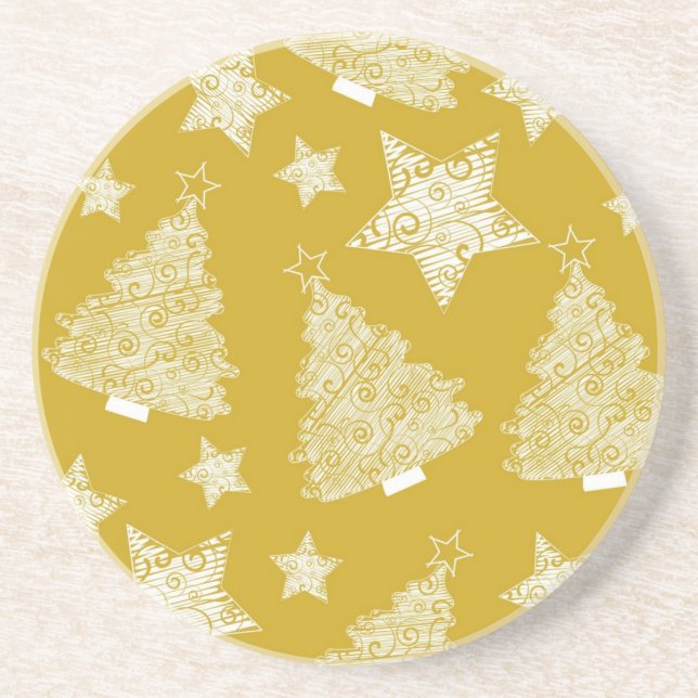 New year pattern coaster (Front)