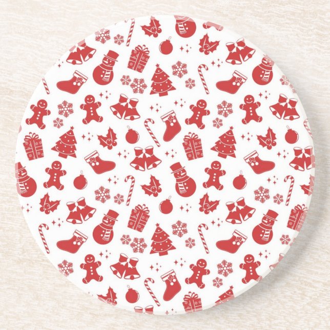 New year pattern coaster (Front)