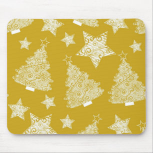 New year pattern mouse pad