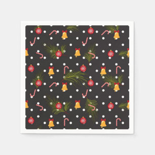 New year pattern napkin