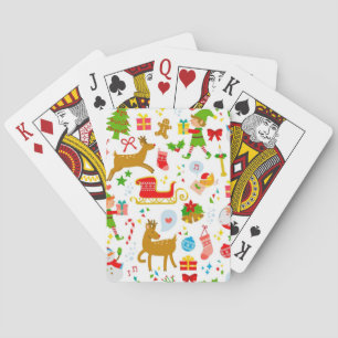 New year pattern playing cards