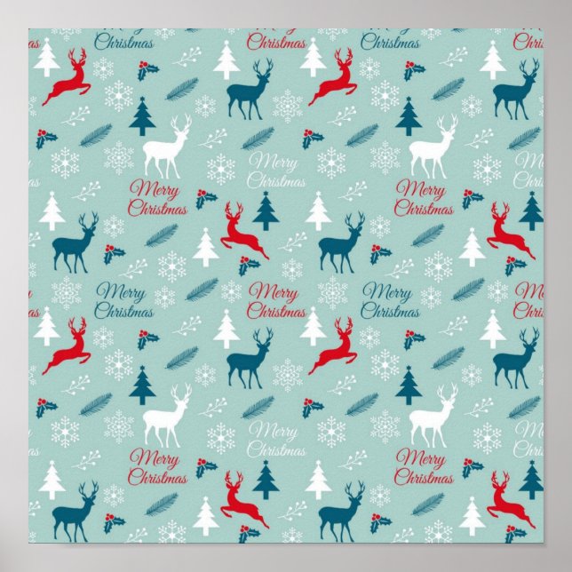 New year pattern poster (Front)