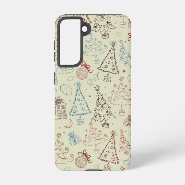 New year pattern samsung galaxy s21 case (Back)