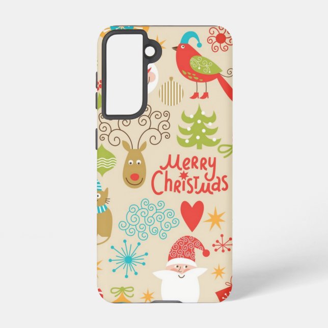 New year pattern samsung galaxy s21 case (Back)
