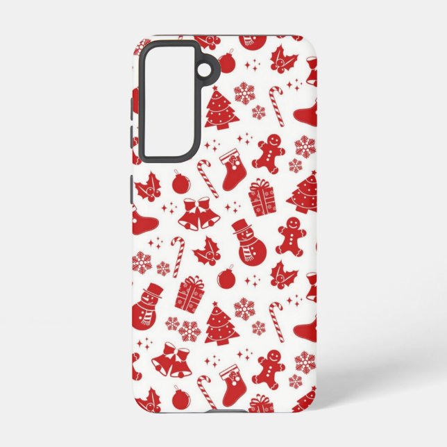 New year pattern samsung galaxy s21 case (Back)