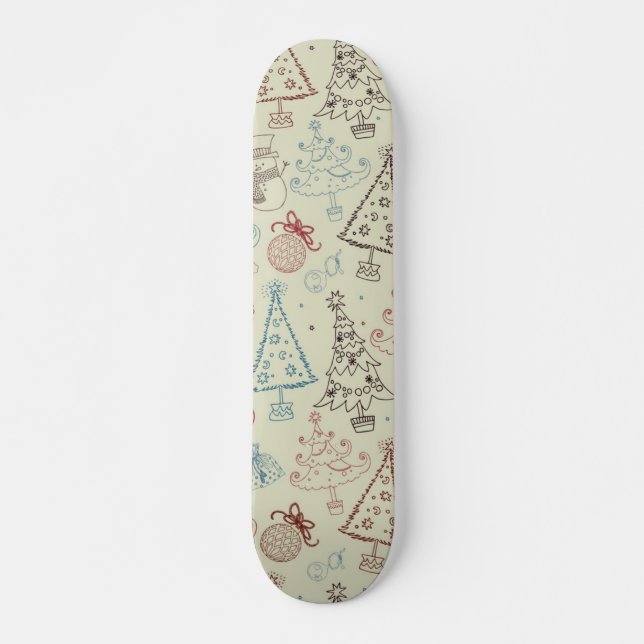 New year pattern skateboard (Front)