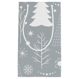 New year pattern small gift bag