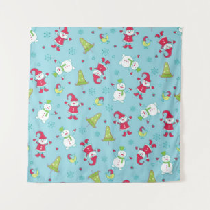 New year pattern tapestry