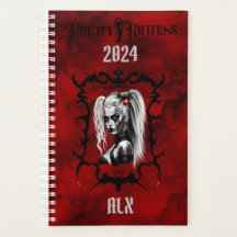 New Year Personalised Gothic Planner 2024