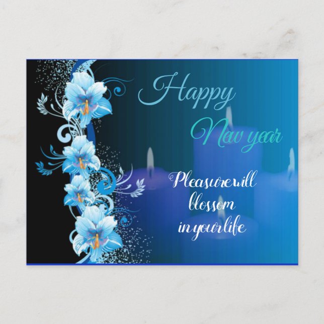 New year Postcard (Front)