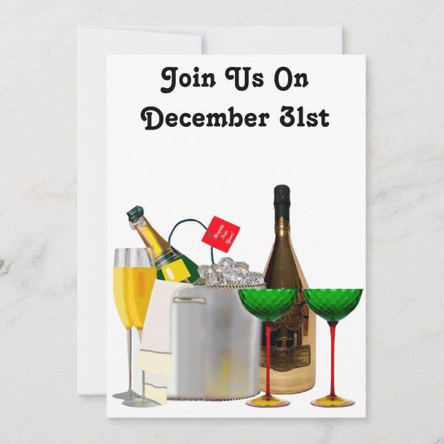 New Year’s Eve Celebration Invitation (Front)