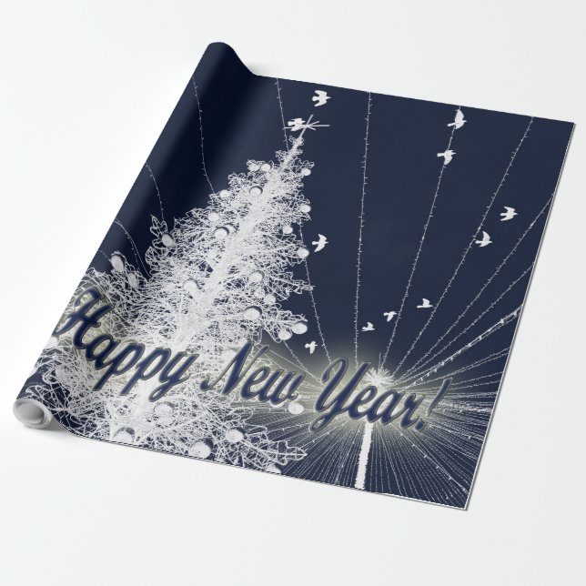 New Year s Eve Wrapping Paper (Unrolled)
