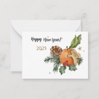 “New Year’s Watercolor Mandarin