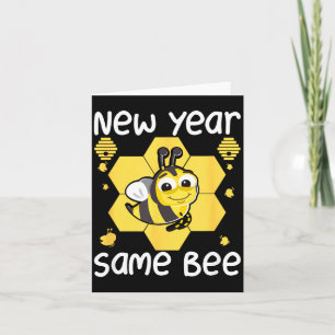 New Year Same Bee Meme Funny New Years Eve  Card