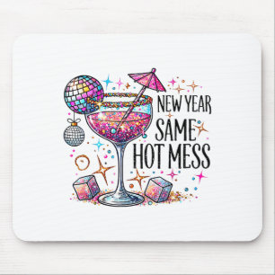 New Year Same Hot Retro Mess Tail Happy New Year P Mouse Pad