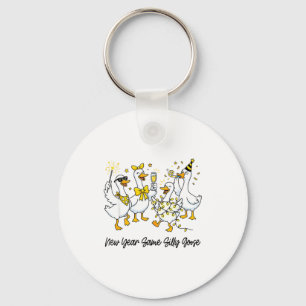 New Year Same Silly Goose Funny 2026 New Year Teac Key Ring