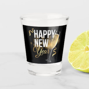 New Year Shot Glass