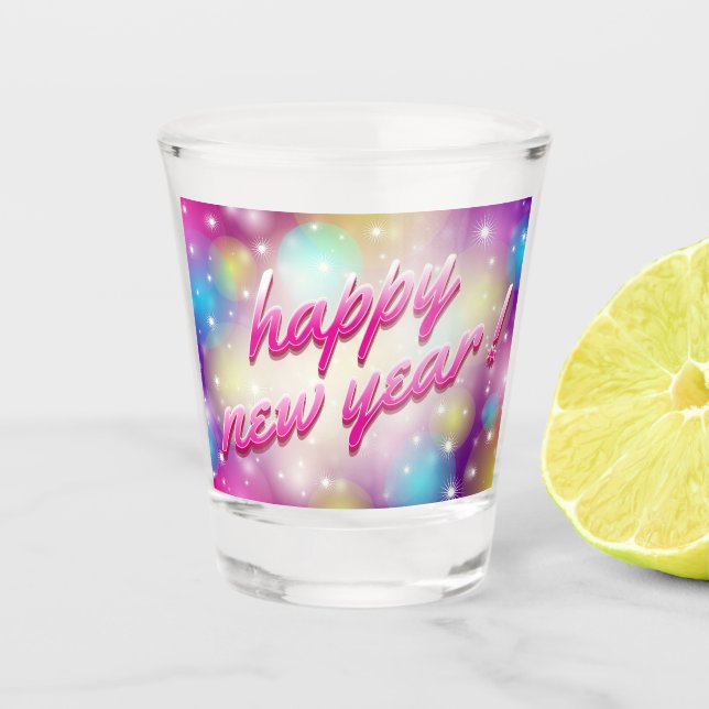 New Year  Shot Glass (Front)