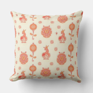 New Year Simple Patterned Pillow B