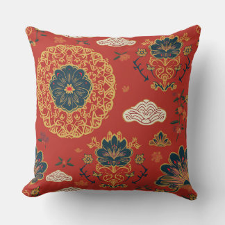 New Year Simple Patterned Pillow D