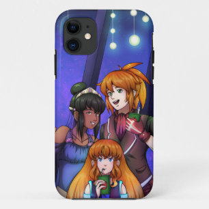 New Year Space Celebration iPhone 11 Case