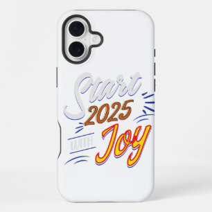 New year special- start 2025 with joy i phone case