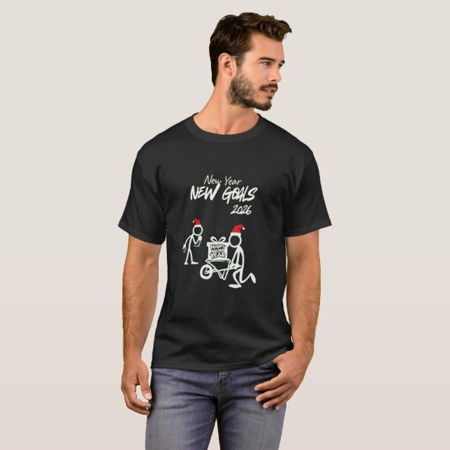 NEW YEAR t-shirt trendy stylish merry christmas (Front Full)