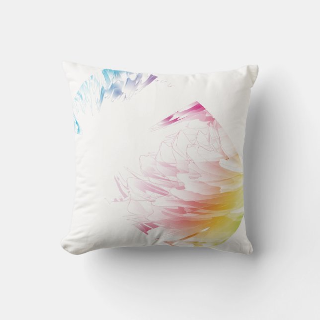 New Year Throw Pillow 16" x 16" (Front)