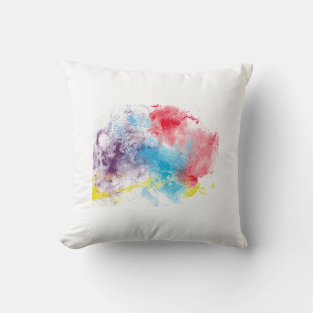 New Year Throw Pillow 16" x 16" (Front)