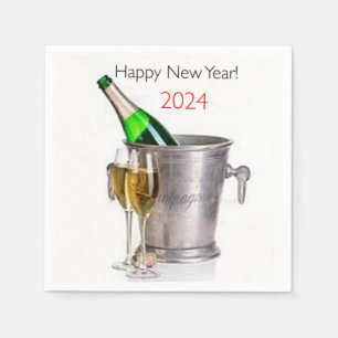 New Year's 2024 Cocktail Napkins
