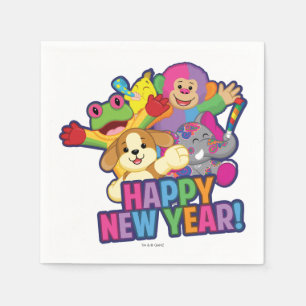 New Years Balloons Napkin