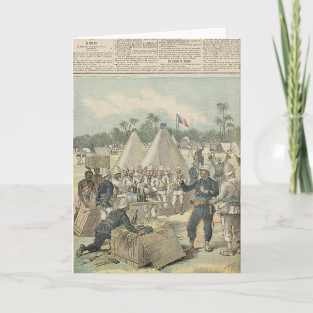 New Year's Boxes in Dahomey Holiday Card (Front)