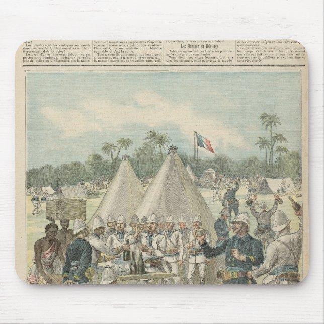 New Year's Boxes in Dahomey Mouse Pad (Front)