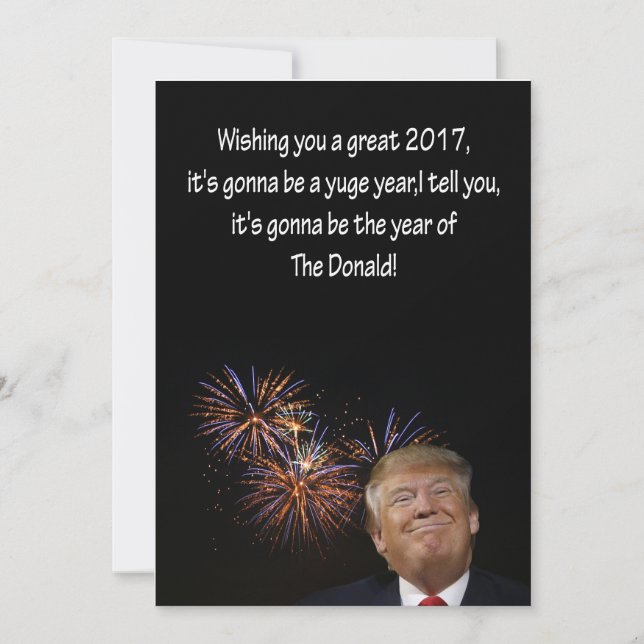 New Years card from Donald J. Trump (Front)