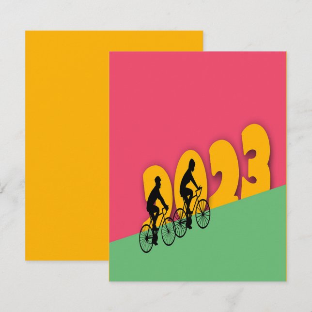 New Year's cards, 2023, (Front/Back)